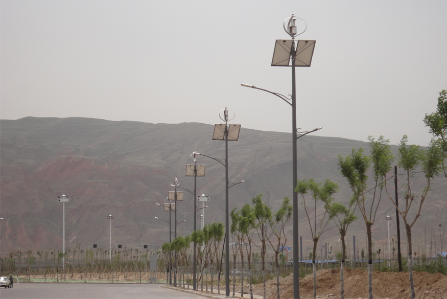 A case study of 9-meter wind solar complementary street lights