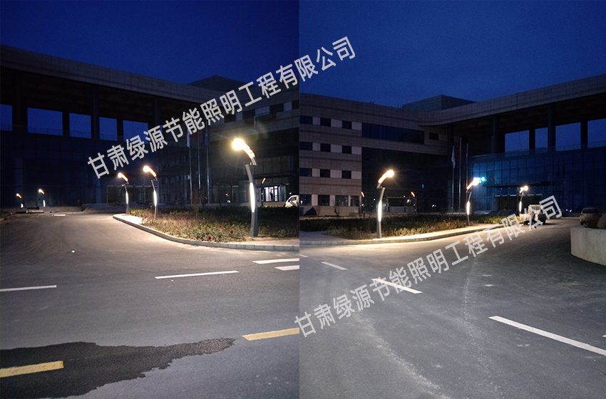 Case study of courtyard lighting engineering