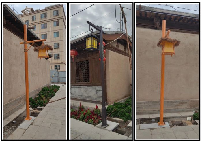 Zhangye Courtyard Lamp Installation Project